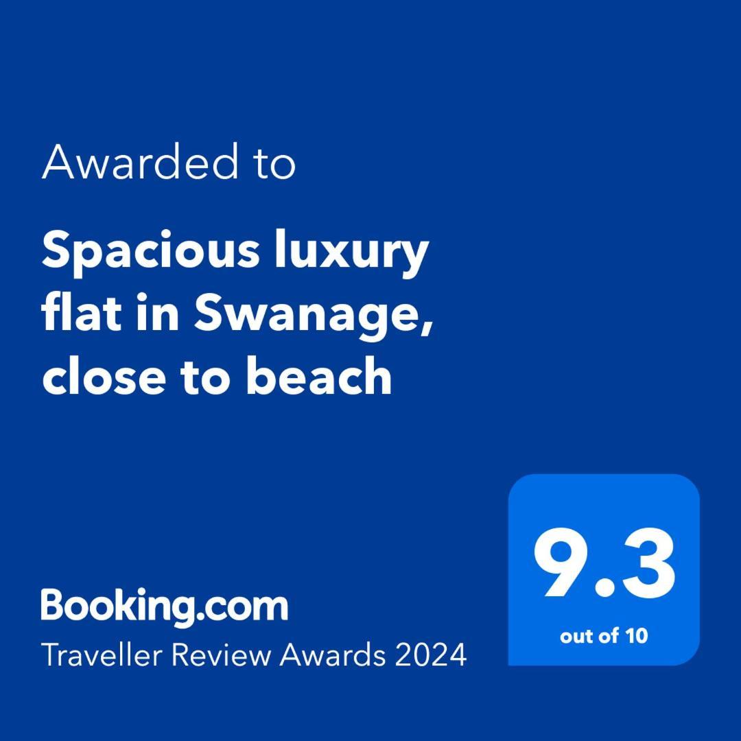 Spacious Luxury Flat In Swanage, Close To Beach With Parking Exterior foto